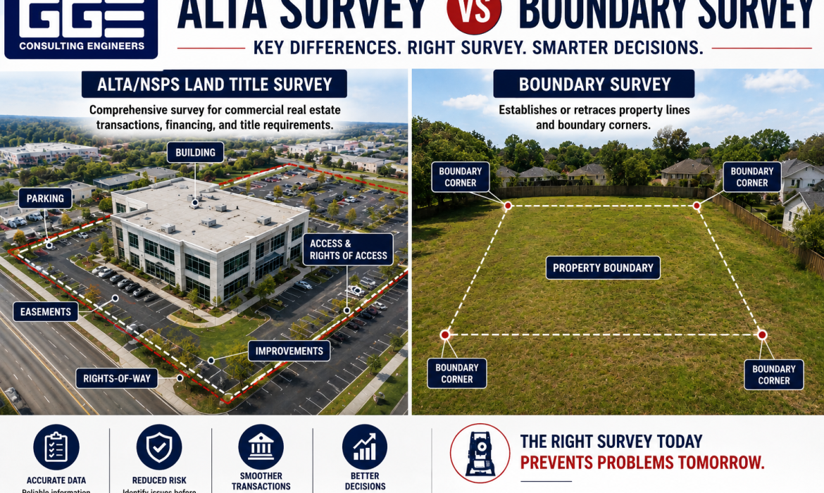 ALTA survey vs boundary survey