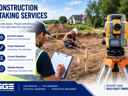 construction staking services
